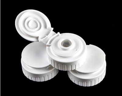 38mm plastic white spout cap flip top cap