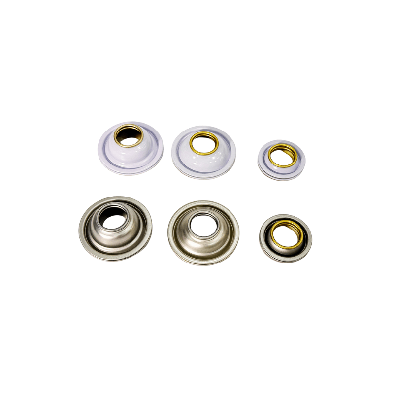 气雾罐上锥盖与下圆顶盖 马口铁罐体配件